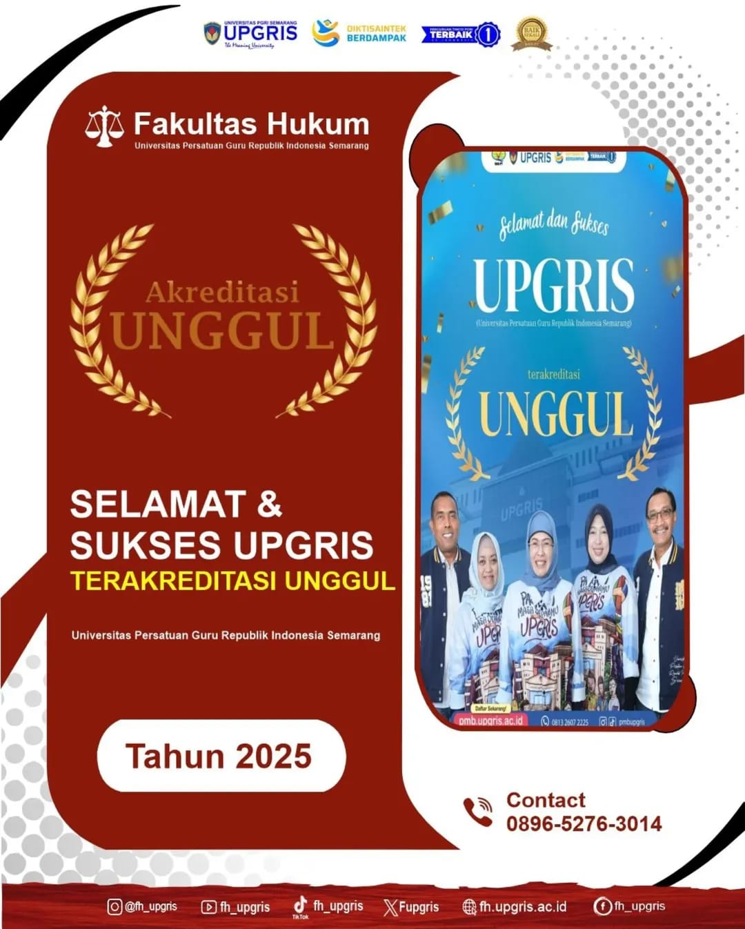 Bangga! Universitas PGRI Semarang Kini Berstatus Akreditasi Unggul
